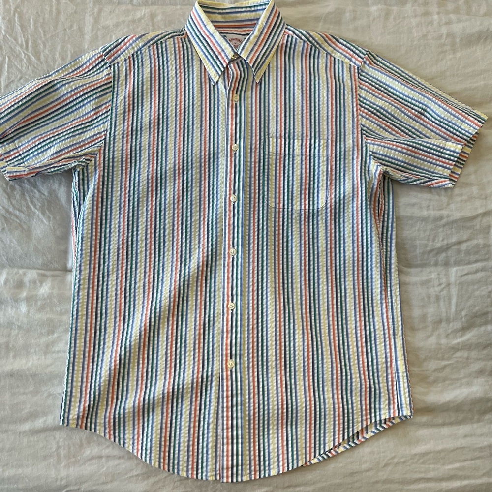 Brooks Brothers Seersucker Button Down
